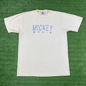 Vintage 90's Mickey & Co Floral Spell Out T-Shirt